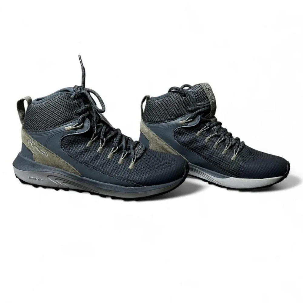 Columbia Waterproof Hiking Boots Grey Trail Shoes